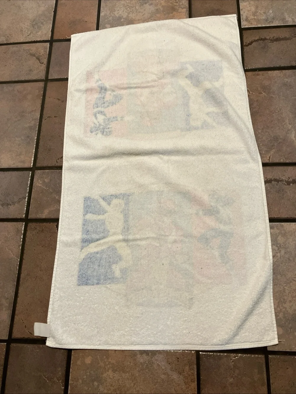 Canon White Cotton Towel with Red Logo Tag